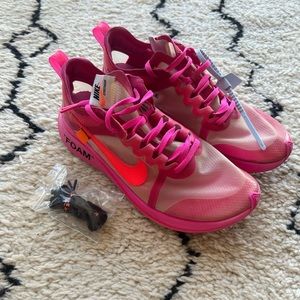 Nike Zoom Fly Off White pink Size 8.5 men